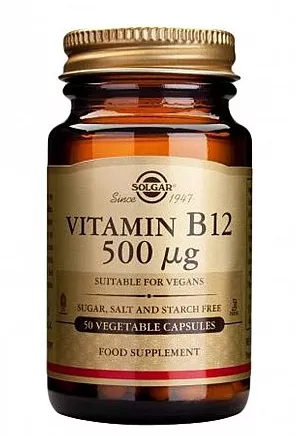 SOLGAR Vitamin B12 500mg x 50 cps