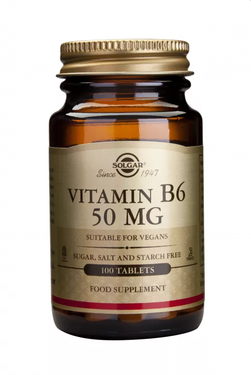 SOLGAR Vitamin B6 50mg x 100cps