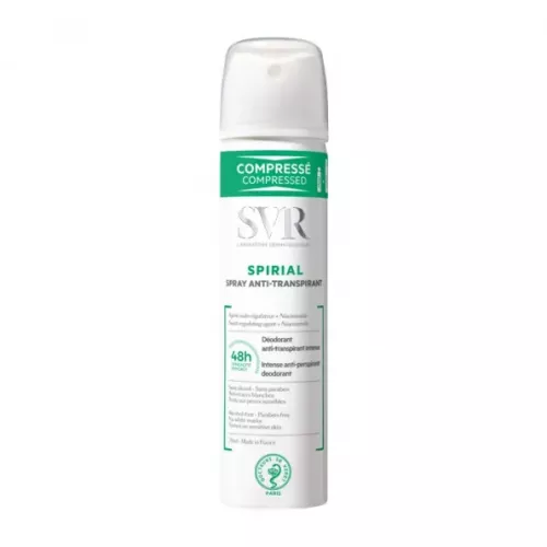 Spray antiperspirant Spirial, 75ml, SVR