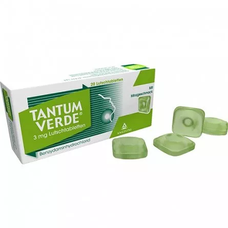 Tantum Verde Menta 3mg 20past (Angelini)