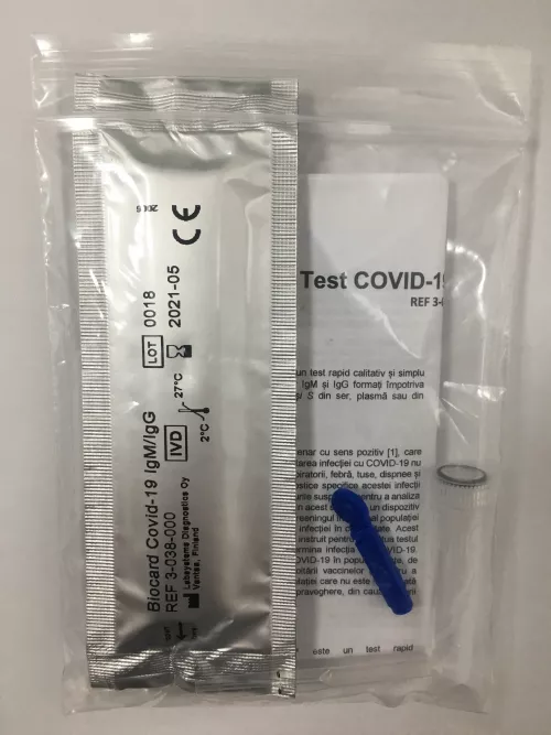 Test COVID-19 IgM/IgG Biocard
