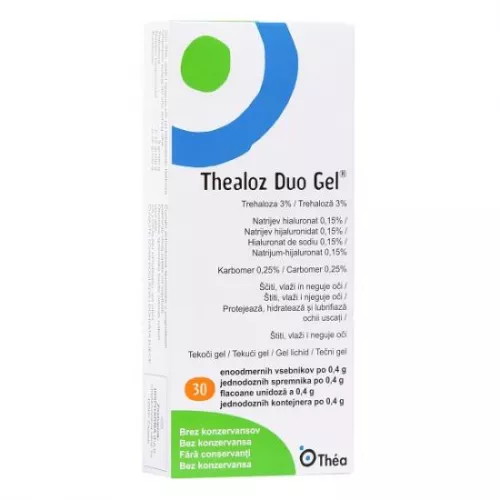 Thealoz Duo gel oftalic, 30 unidoze, Thea
