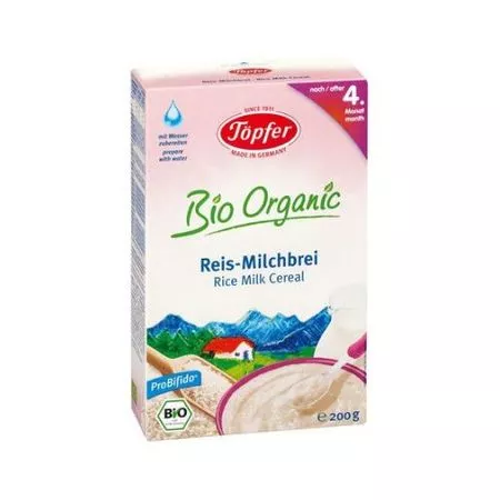 TOPFER BioOrgan 4L orez cu lapte 200g