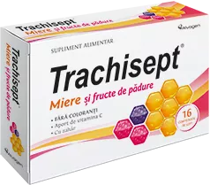 Trachisept miere+ fr pad x 16cp
