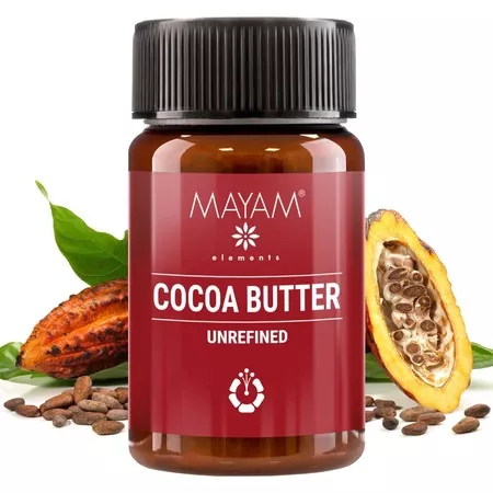 Unt de Cacao nerafinat, 100ml, Mayam