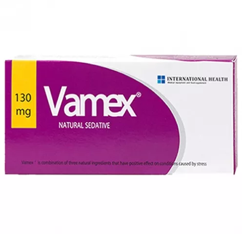 Vamex 130mg sedativ natural, 20 tablete, Alphacaps