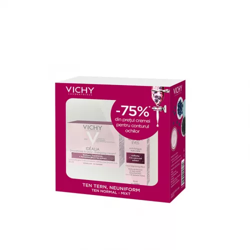 VICHY Idealia Crema PNM x 50ml + Cr contur ochi -75%