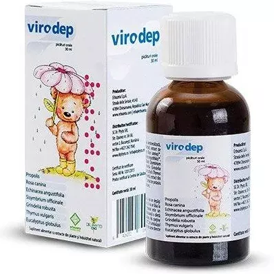 Virodep picaturi orale, 30 ml, Dr. Phyto
