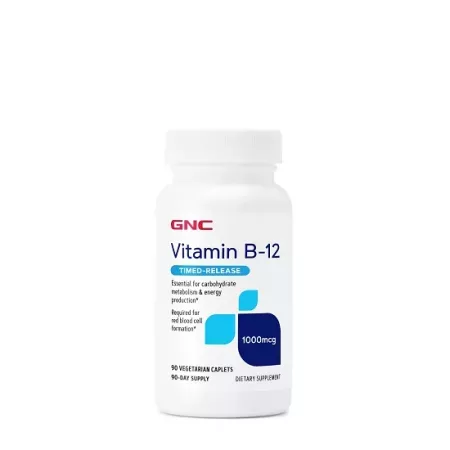 Vitamina B-12 1000mcg, 90 tablete, GNC