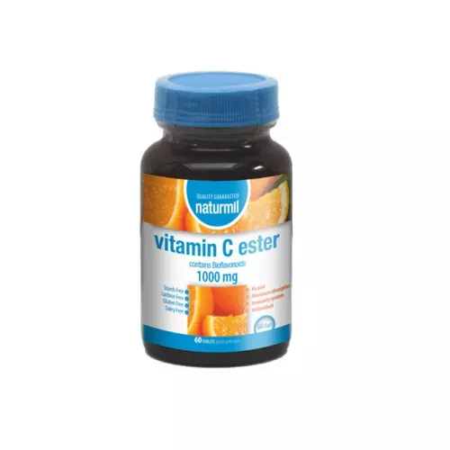 Vitamina C Ester 1000mg, 60 tablete, Naturmil