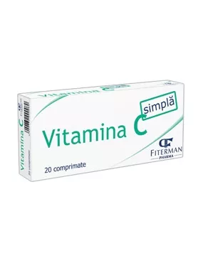 Vitamina C simpla 180mg x 10cp (Fiterman