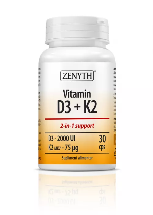 Vitamina D3+K2 x 30cpr (Zenyth)