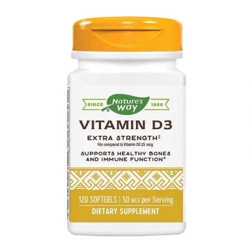 Vitamina D3 pentru adulti, 120 capsule, Secom