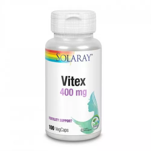 Vitex 400mg Solaray, 100 comprimate, Secom
