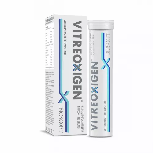 Vitreoxigen, 20 comprimate efervescente, Biosooft