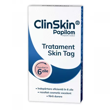 Tratament ClinSkin Papilom Skin Tag, 1 aplicare, Zdrovit