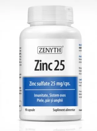 Zinc 25mg 90cps (Zenyth)