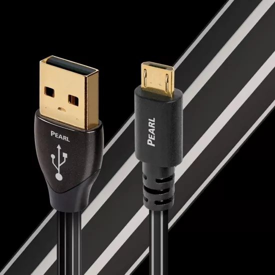 Cabluri USB - Cablu USB A - USB Micro AudioQuest Pearl 0.75 m, audioclub.ro