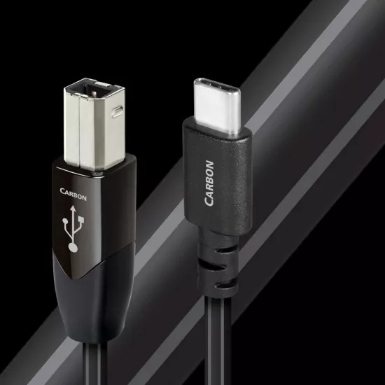 Cablu USB B - USB C AudioQuest Carbon 0.75 m