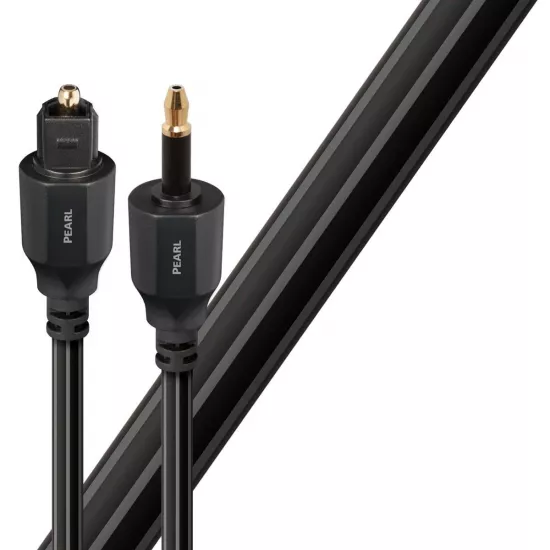 Cabluri optice (toslink) - Cablu optic Jack 3.5mm Mini - Toslink AudioQuest Pearl 0.75 m, audioclub.ro