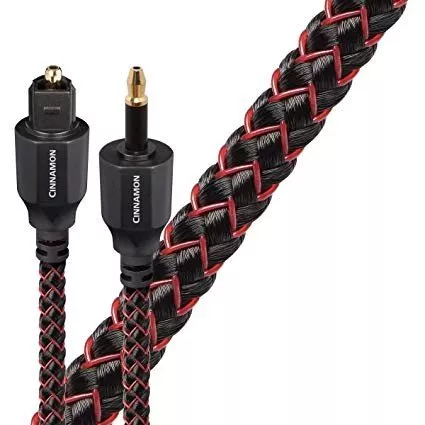 Cabluri optice (toslink) - Cablu optic Jack 3.5mm Mini - Toslink AudioQuest Cinnamon 0.75 m, audioclub.ro
