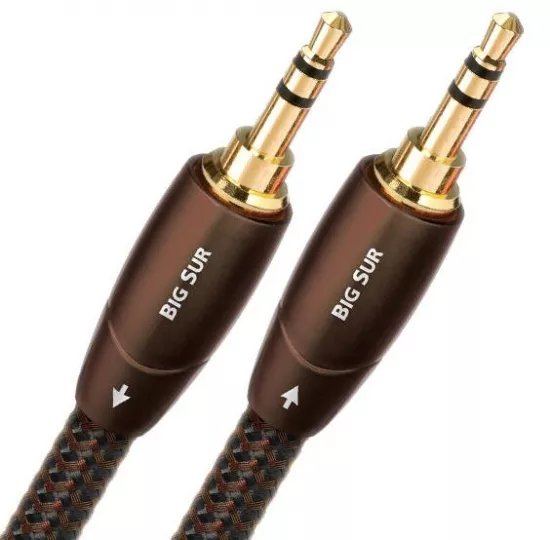 Cabluri audio (semnal) - Cablu audio Jack 3.5 mm Male - Jack 3.5 mm Male AudioQuest Big Sur 1 m, audioclub.ro