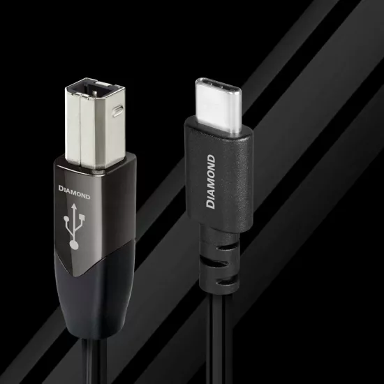 Cablu USB B - USB C AudioQuest Diamond 1.5 m