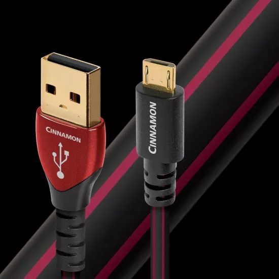 Cablu USB A - USB Micro AudioQuest Cinnamon 1.5 m