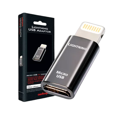 Adaptoare - Adaptor AudioQuest Micro USB - Lightning, audioclub.ro