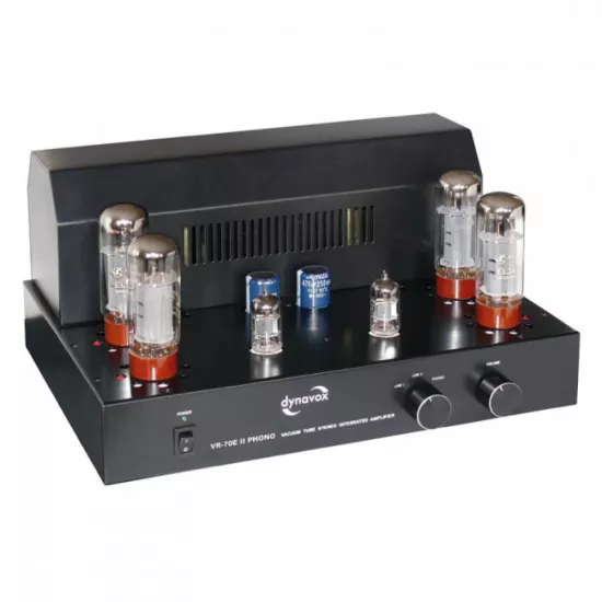 Amplificatoare integrate - Amplificator integrat Dynavox VR-70E II phono Negru, audioclub.ro