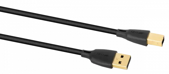 Cablu QED CONNECT USB A - USB B 0.75 m