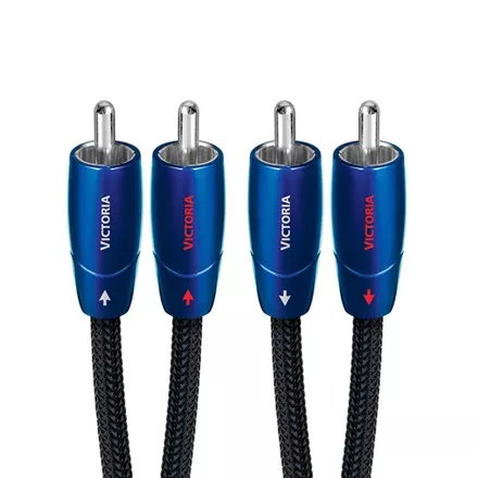 Cabluri audio (semnal) - Cablu audio 2 x RCA - 2 x RCA AudioQuest Victoria 1 m, audioclub.ro