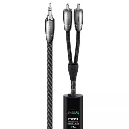 Cabluri audio (semnal) - Cablu audio Jack 3.5 mm Male - 2 x RCA AudioQuest Angel 1 m, audioclub.ro