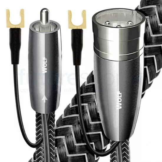 Cabluri subwoofere - Cablu subwoofer XLR - XLR AudioQuest Wolf 12 m, audioclub.ro