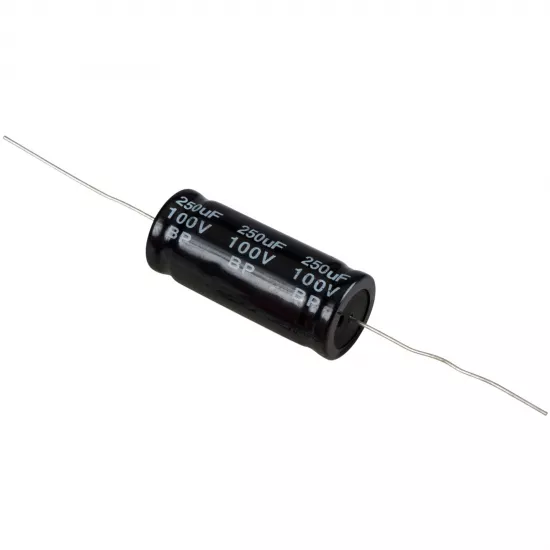 Condensatoare - Condensator electrolitic bipolar 250 µF | 10% | 100 V, audioclub.ro