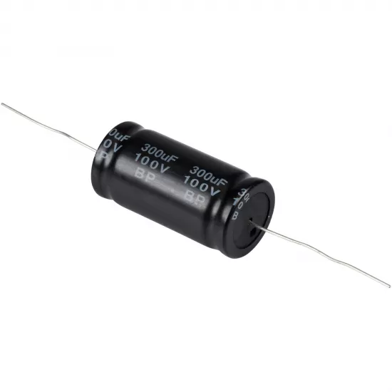 Condensatoare - Condensator electrolitic bipolar 300 µF | 10% | 100 V, audioclub.ro