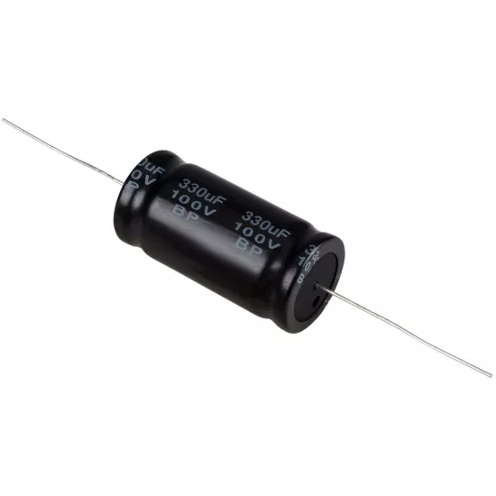 Condensatoare - Condensator electrolitic bipolar 330 µF | 10% | 100 V, audioclub.ro