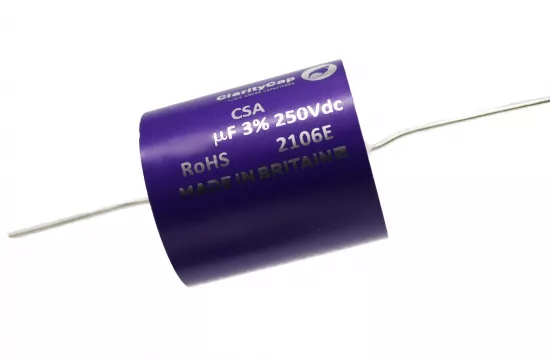Condensator film ClarityCap CSA16uH250Vdc| 16 µF | 3% | 250 V