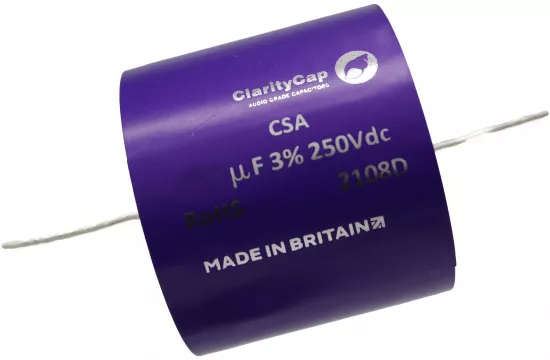 Condensator film ClarityCap CSA30uH250Vdc| 30 µF | 3% | 250 V