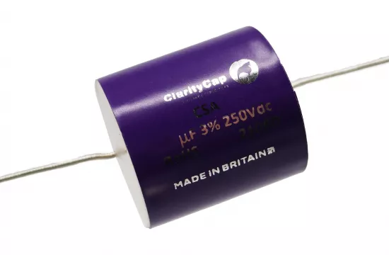 Condensatoare - Condensator film ClarityCap CSA5u3H250Vdc | 5.3 µF | 3% | 250 V, audioclub.ro