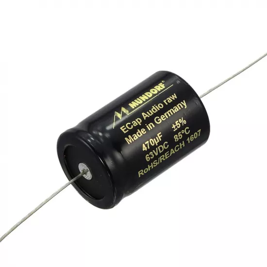 Condensatoare - Condensator Mundorf ECAP63-470 | 470 µF | 5% | 63 V, audioclub.ro