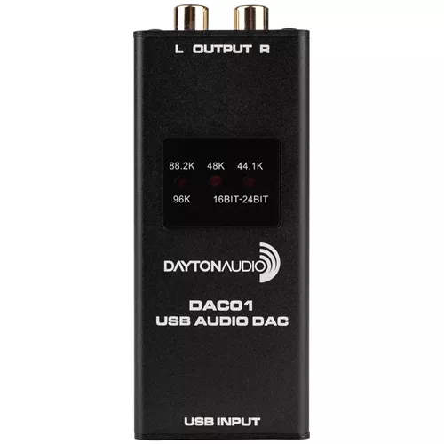 Convertor Digital/Analog Dayton Audio DAC01