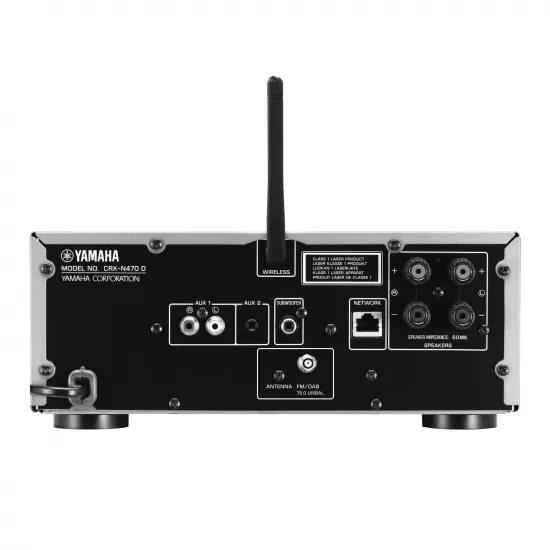 Sisteme stereo mini - Mini sistem Yamaha MusicCast MCR-N470D Silver, audioclub.ro
