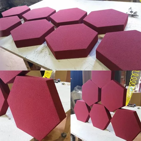 Panou acustic GIK Acoustics DecoShapes Hexagon Large 600 x 600 mm