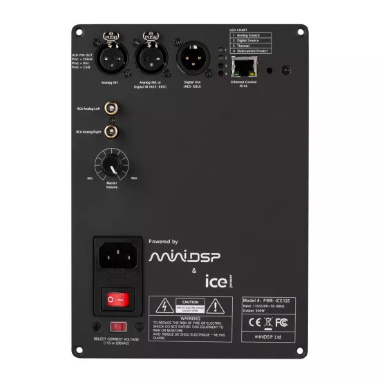 Placa de amplificare miniDSP PWR-ICE125