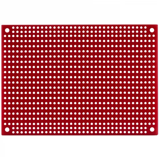 Placa perforata crossover rosie 260-180 |Pereche | 8.89 x 12.70 cm