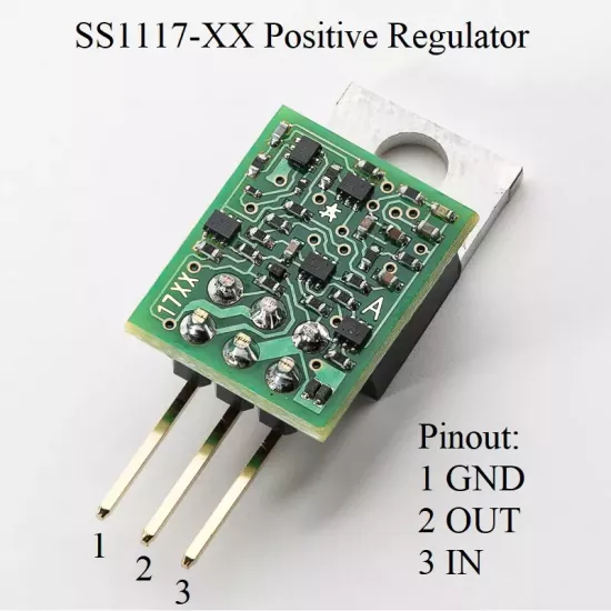 Regulatoare tensiune - Regulator de tensiune pozitiv Sparkos SS1117-XX, audioclub.ro