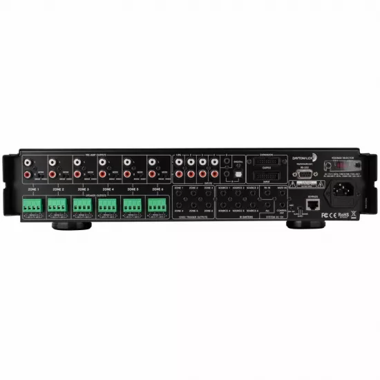 Amplificatoare multi-zone - Amplificator matricial Dayton Audio DAX66, audioclub.ro