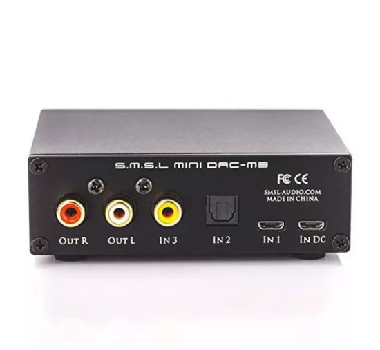 DAC-uri - Amplificator de casti si DAC SMSL M3 Black, audioclub.ro