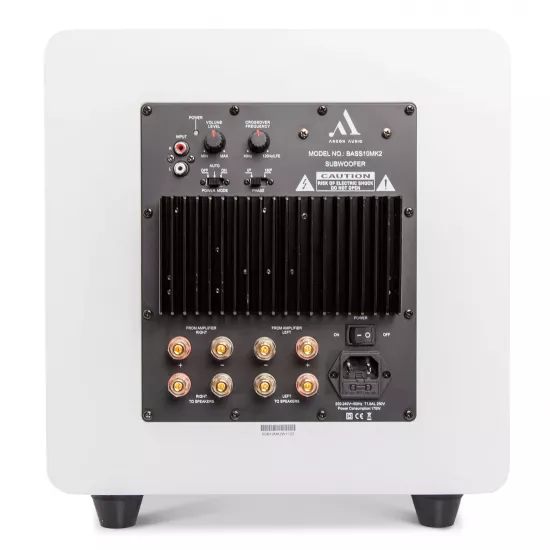 Subwoofere hi-fi - Subwoofer Argon Audio BASS10 MK2 White, audioclub.ro